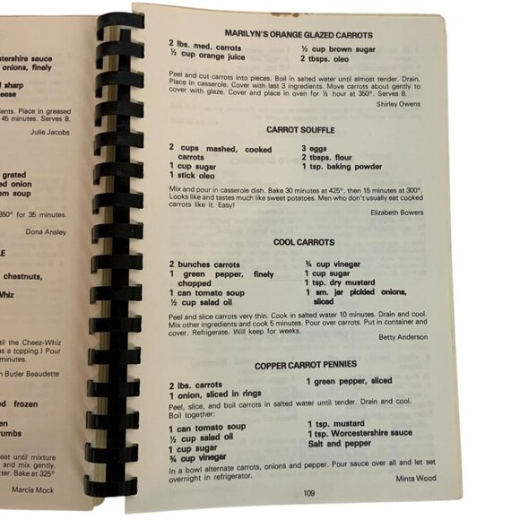 Vintage 1979 Centre St Cookery Spiral-Bound Cookbook By Magnolia Garden Club - Picture 6 of 10